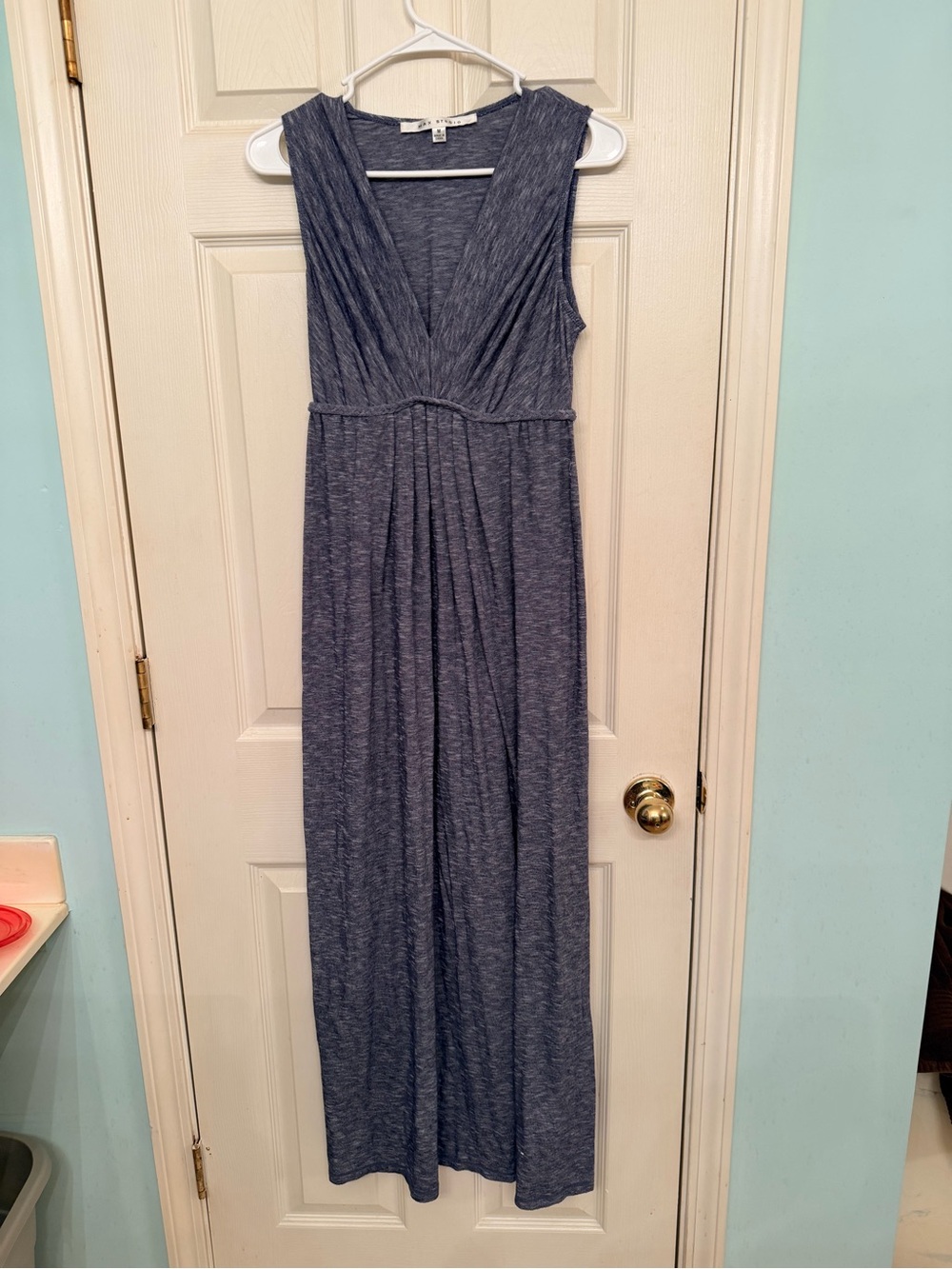 Max Studio blue heathered maxi dress